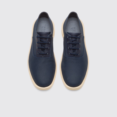 Overhead view of Bill Navy Oxford for men
