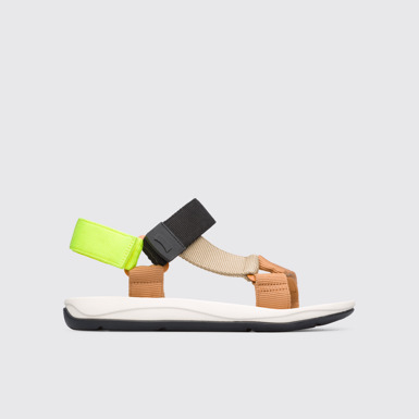 Side view of Match Men’s multi-colored sandal