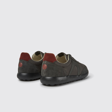 Back view of Pelotas XLite Sporty grey sneaker for men