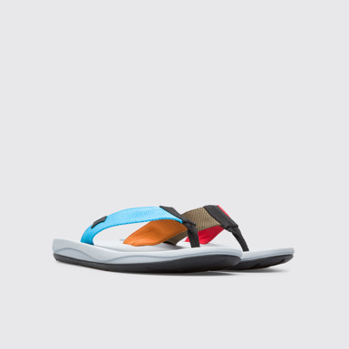 Front view of Twins Men’s multi-colored sandal