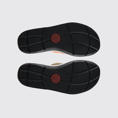 The sole of Twins Men’s multi-colored sandal