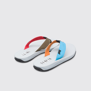 Back view of Twins Men’s multi-colored sandal