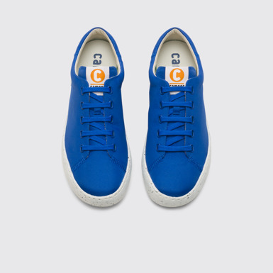 Overhead view of Peu Touring Blue sneaker for men