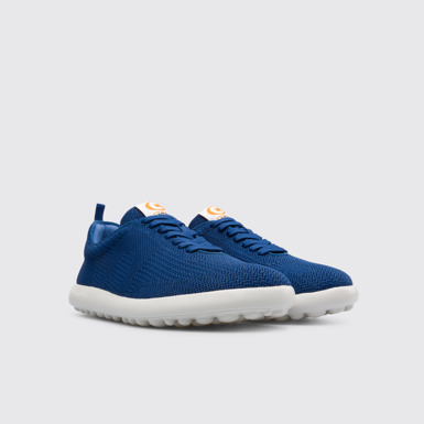 Front view of Pelotas XLite Blue sneaker for men
