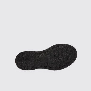 The sole of Walden Dark green lace up shoe for men