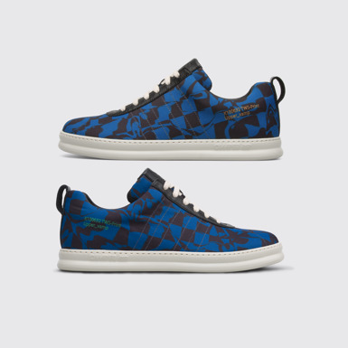 Side view of Twins Multi-colored men's TWINS sneakers