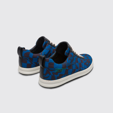 Back view of Twins Multi-colored men's TWINS sneakers