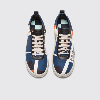 Overhead view of Twins Multi-colored men's TWINS sneakers