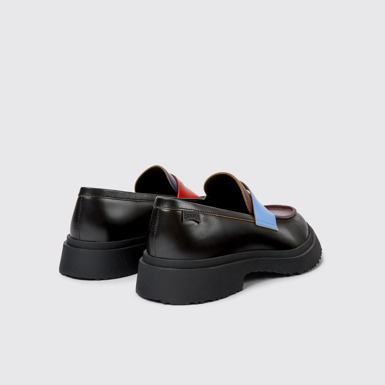 Twins Mocasines negros de piel para hombre