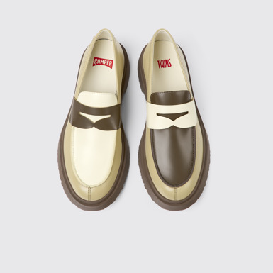 Twins Mocasines multicolores de piel para hombre