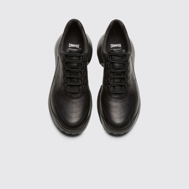 Overhead view of CRCLR Breathable men's black sneaker