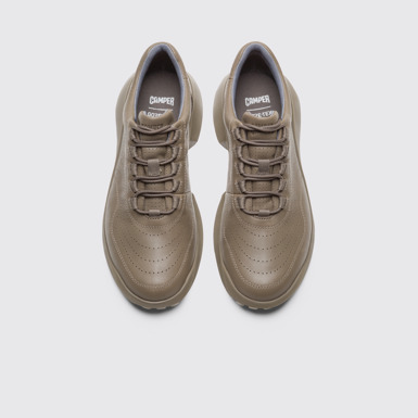 Overhead view of CRCLR Breathable men's green sneaker