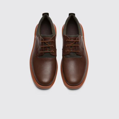 Overhead view of Bill Brown lace up shoe for men