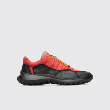 Side view of CRCLR Breathable men's multi-colored sneaker