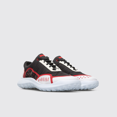 Front view of Camper x SailGP Black and white sneaker for men