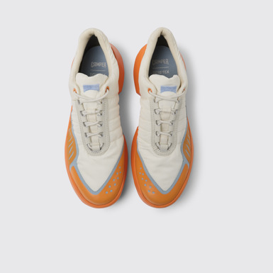 Overhead view of CRCLR Breathable textile men's sneakers