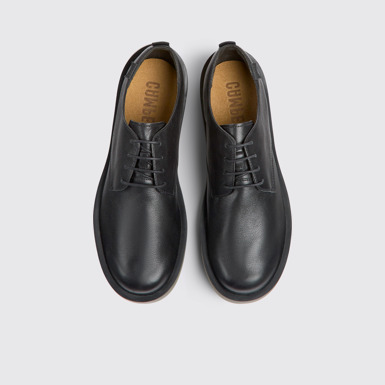 Wagon Zapatos negros de piel para hombre