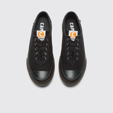 Overhead view of Camaleon Black sneaker for men