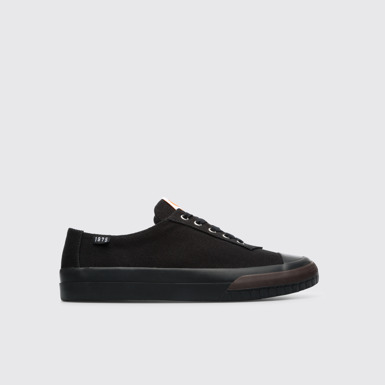Side view of Camaleon Black sneaker for men