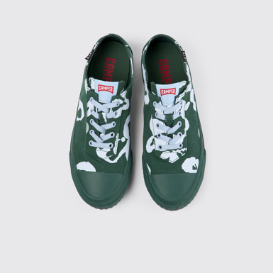 Camaleon Sneakers de algodón verdes y azules para hombre
