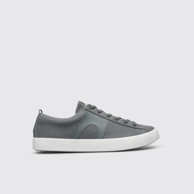 Side view of Imar Grey sneaker for men