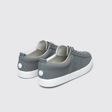 Back view of Imar Grey sneaker for men