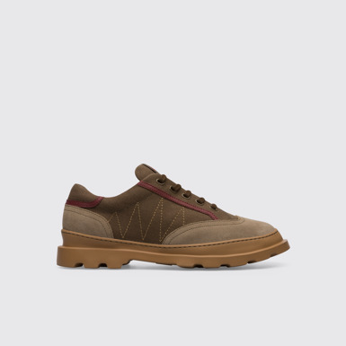Side view of Brutus Sneaker for men in brown