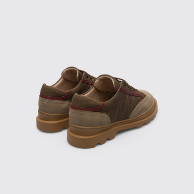 Back view of Brutus Sneaker for men in brown