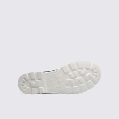 The sole of Brutus Blue sneaker for men