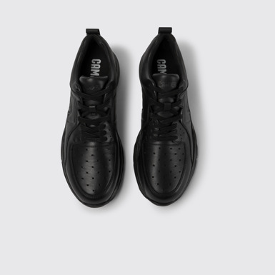 Overhead view of Drift Black sneaker for men