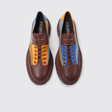 Twins Zapatos con cordones multicolores para hombre