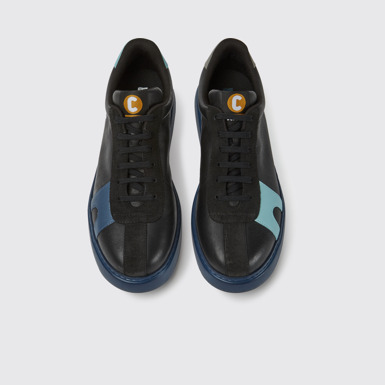 Twins Sneakers de piel y ante en color negro