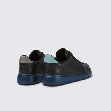 Twins Sneakers de piel y ante en color negro