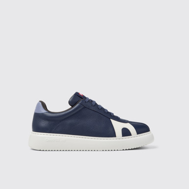 Twins Mehrfarbiger Herrensneaker aus Leder.
