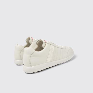 Back view of Pelotas XLite White leather sneakers for men