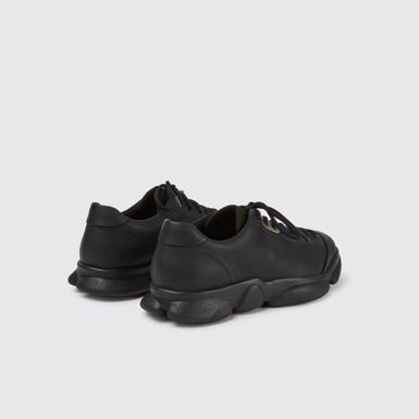 Karst Schwarzer Lederschuh für Herren