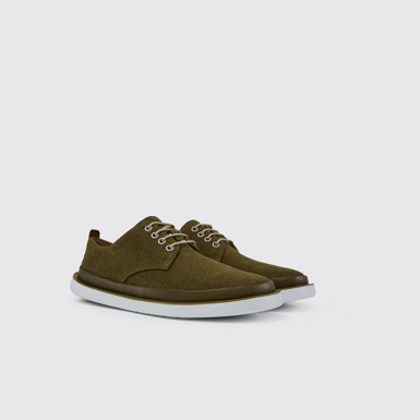 Front view of Wagon Green shoes for men