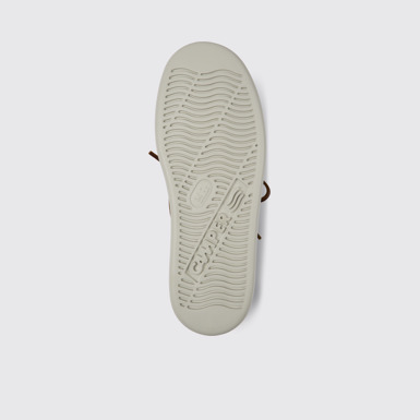 The sole of Runner Red recycled cotton shoes for men