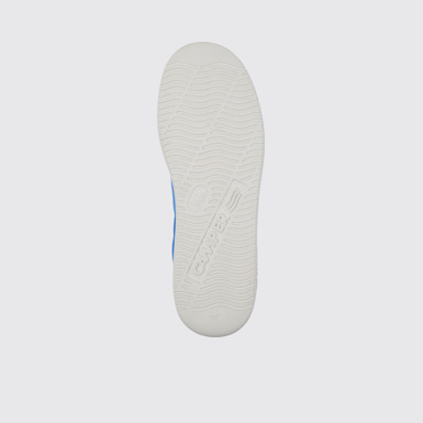 The sole of Runner K21 Blue and white recycled polyester sneakers for men