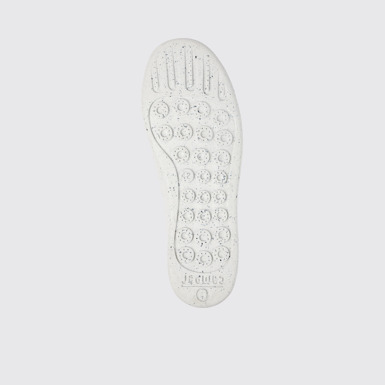 The sole of Peu Touring White recycled PET sneakers for men