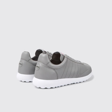 Pelotas XLite 灰色皮革男款運動鞋後面