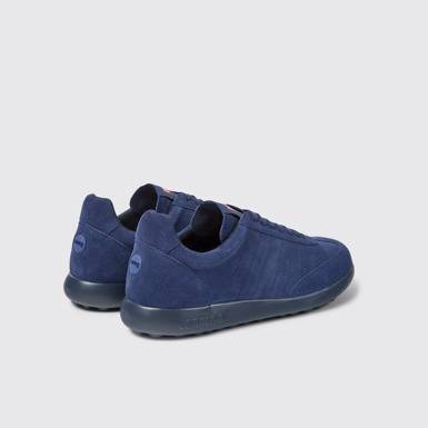 Back view of Pelotas XLite Blue nubuck sneakers for men