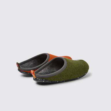 Twins Pantuflas de lana multicolor para hombre