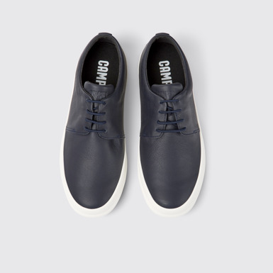 Chasis Zapatos azules de piel para hombre