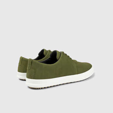 Back view of Chasis Green Nubuck Blucher for Men