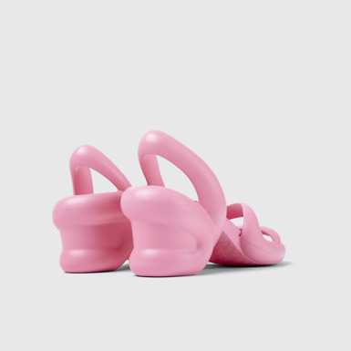 Back view of Kobarah Pink unisex sandal