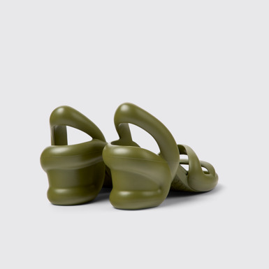 Back view of Kobarah Green unisex Sandal