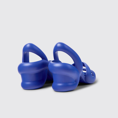 Back view of Kobarah Blue unisex Sandal