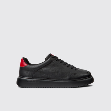 Side view of Runner K21 Black sneakers for men
