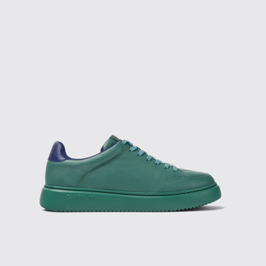 Runner K21 Sneakers verdes de piel para hombre